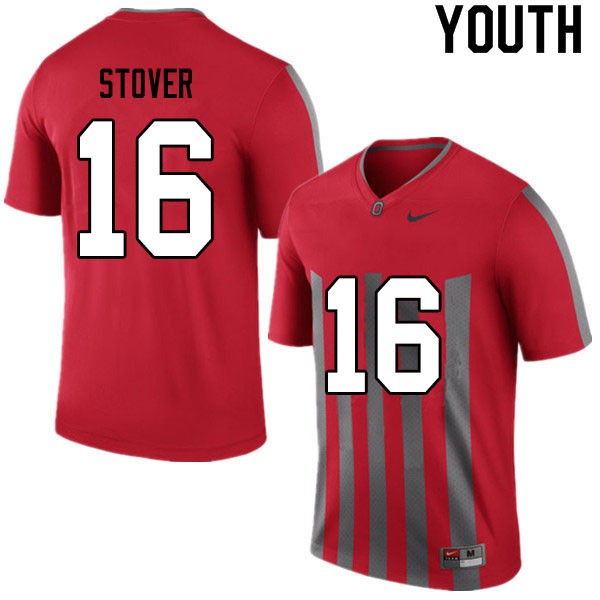 Ohio State Buckeyes #16 Cade Stover Youth Player Jersey Retro OSU73521